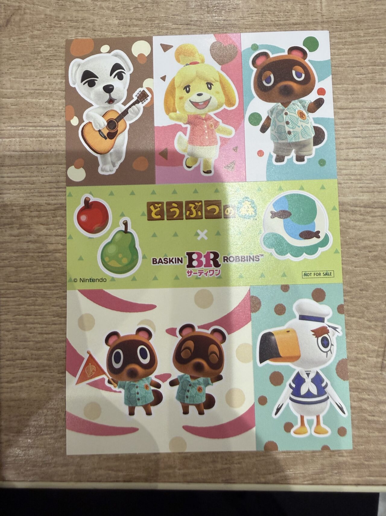 Nintendo Storeアプリのチェックインでもらえたオリジナルステッカー。